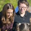Kate Middleton en visite dans un parc botanique à Newcastle le 10 octobre 2012