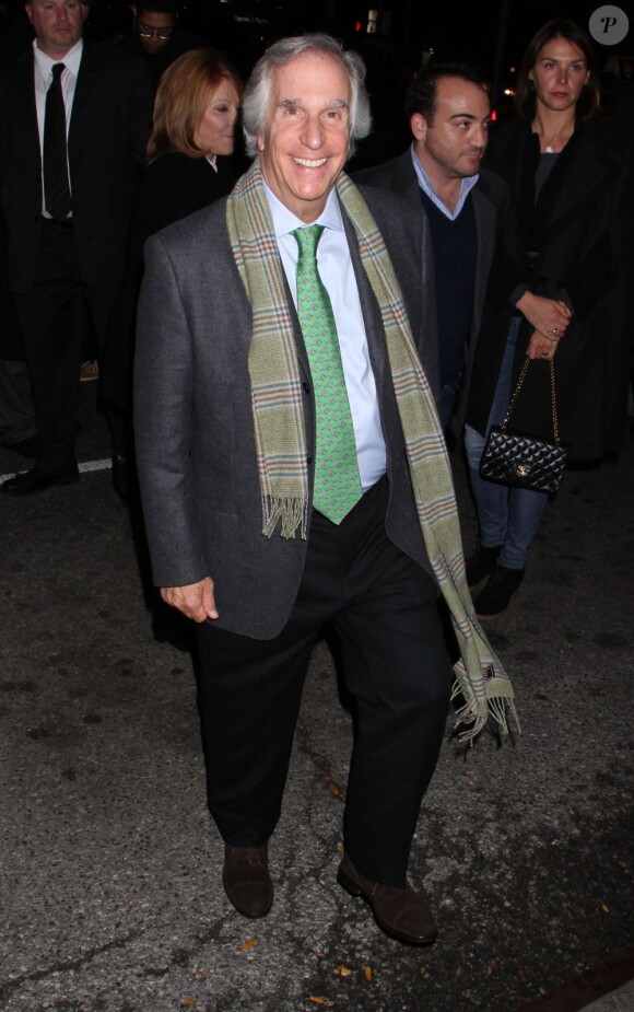 Henry Winkler lors de la première du film de Here Comes The Boom à New York le 9 octobre 2012.