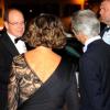 Le prince Albert et la princesse Charlene de Monaco étaient les invités d'honneur de la 2e édition du Ballo del Giglio (Bal du Lys), dans la Salle blanche du Palazzo Pitti, à Florence, le 10 octobre 2012.