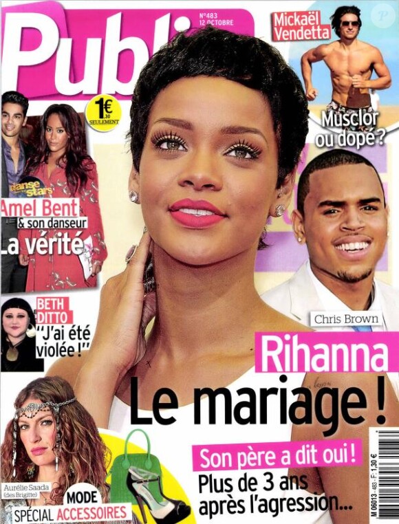 La couverture du magazine Public sorti le 12 octobre 2012.