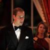 Le prince William, duc de Cambridge au palais St James le 12 octobre 2012 pour la remise de prix de la Fondation SkillForce dont il est le parrain, lors du dîner de gala du 100 Women in Hedge Funds.