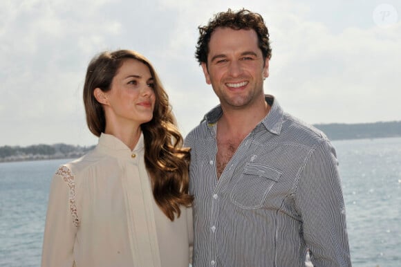 Matthew Rhys et Keri Russell lors du MIPCOM 2012 à Cannes, le 8 octobre 2012 lors du photocall de la série The Americans