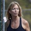 Corps de rêve, mais un visage marqué par les rides, à 67 ans, Goldie Hawn ets en forme. Los Angles le 11 octobre 2012.