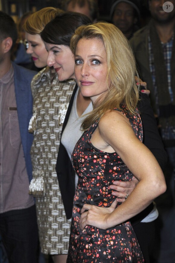 Gillian Anderson lors de l'avant-première de L'Enfant d'en haut au BFI London Film Festival à Londres le 12 octobre 2012