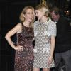 Gillian Anderson et Léa Seydoux lors de l'avant-première de L'Enfant d'en haut au BFI London Film Festival à Londres le 12 octobre 2012