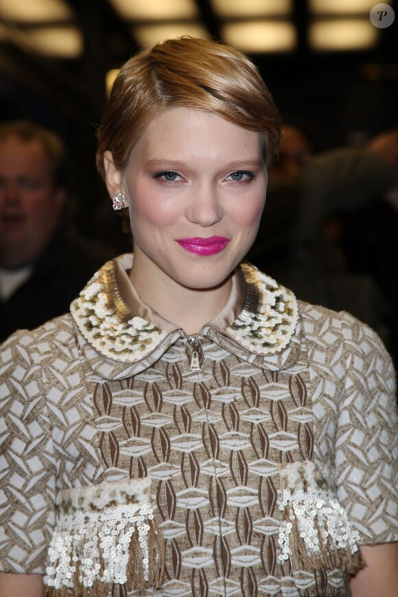Léa Seydoux lors de l'avant-première de L'Enfant d'en haut au BFI London Film Festival à Londres le 12 octobre 2012