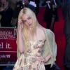 Elle Fanning, sublime dans une robe Rochas lors de la première de Ginger and Rosa au BFI London Film Festival. Londres, le 13 octobre 2012.
