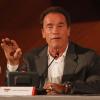 Arnold Schwarzenegger lors de la promotion de son autobiographie Total Recall, le 11 octobre à Madrid.