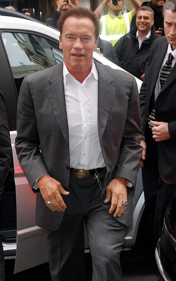 Arnold Schwarzenegger à Londres, le 15 octobre 2012.