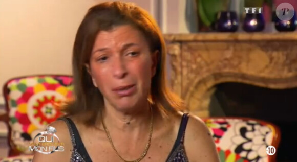 Linda dans les premières minutes de Qui veut épouser mon fils ? saison 2, le 2 novembre 2012 sur TF1