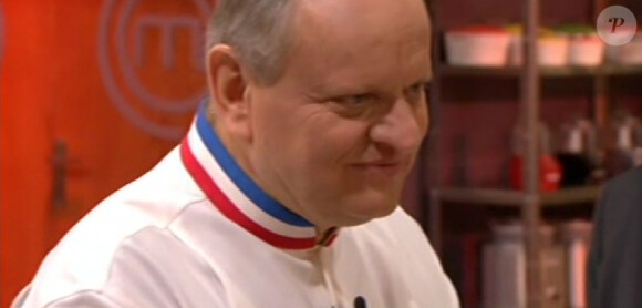 Joël Robuchon, un invité d'honneur, dans Masterchef 2012 le jeudi 18 octobre 2012 sur TF1