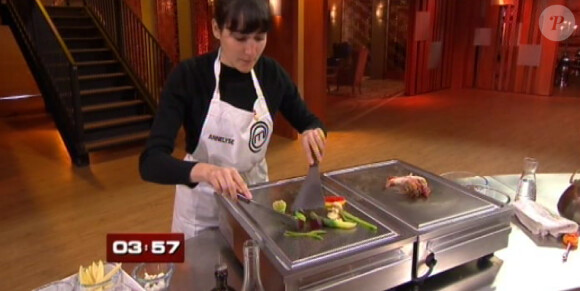 Annelyse dans Masterchef 2012 le jeudi 18 octobre 2012 sur TF1