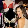 Alessandra Ambrosio prend fièrement la pose pour présenter Fantasy Bra à New York le 18 octobre 2012 d'une valeur de 2,5 millions de dollars.