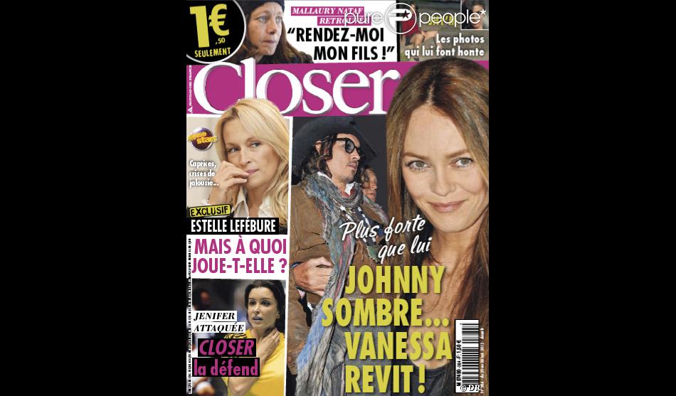 Closer  n°384 en kiosques le samedi 20 octobre 2012.
