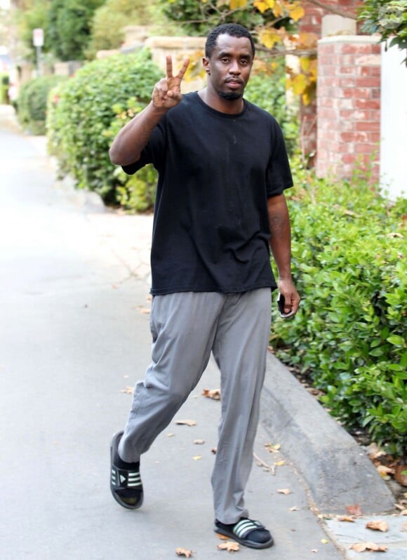 EXCLU : P. Diddy dans les rues de Los Angeles le 21 octobre 2012.