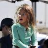 La fille d'Halle Berry est heureuse comme tout de monter à cheval. Photo prise en Californie le 28 octobre 2012.
