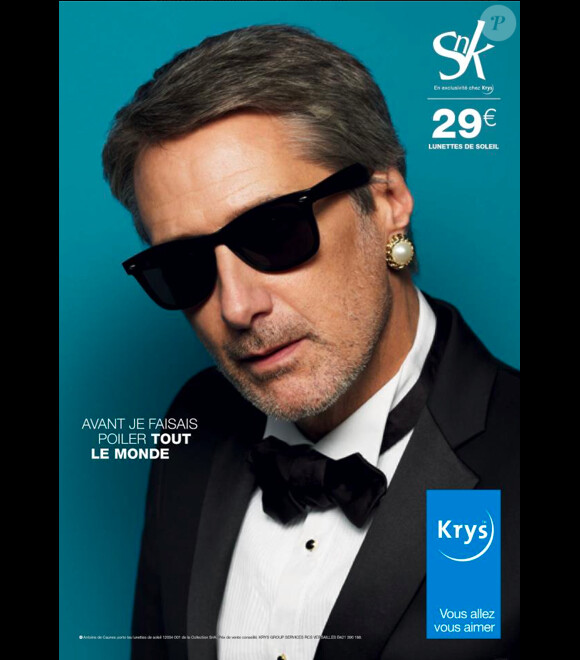 Antoine de Caunes pour la nouvelle campagne Krys.