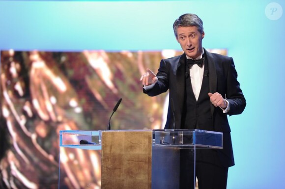 Antoine de Caunes durant la 37e cérémonie des César à Paris, le 24 février 2012.