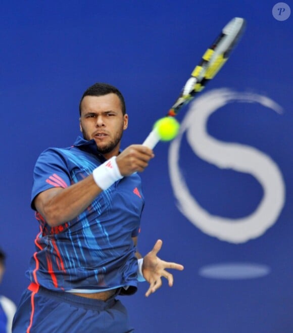 Jo-Wilfried Tsonga lors de l'Open de Chine à Shangai le 6 octobre 2012