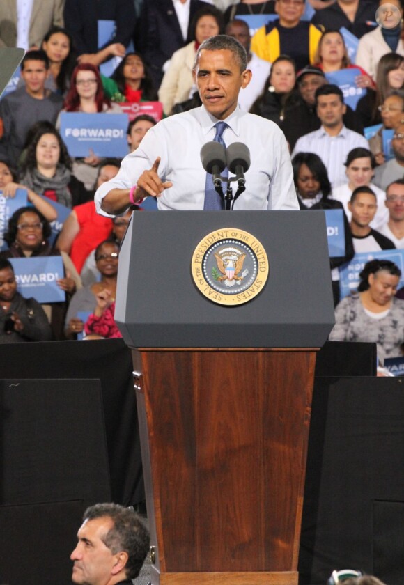 Barack Obama à Las Vegas le 24 octobre 2012.