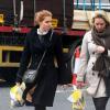 La princesse Beatrice d'York en pause déjeuner avec des amies le 31 octobre 2012 dans le centre de Londres.