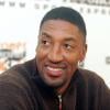 Scottie Pippen lors d'une conférence de presse à Moscow le 23 janvier 2008