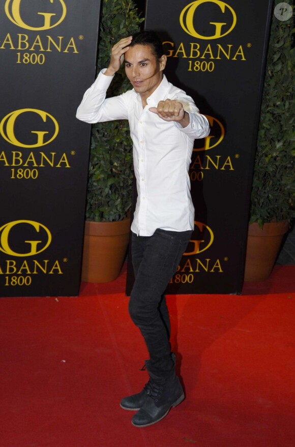 Julio Iglesias Jr. - dernière soirée de "célibataire" avant son mariage, au club Gabana 1800 à Madrid, le 1er novembre 2012.