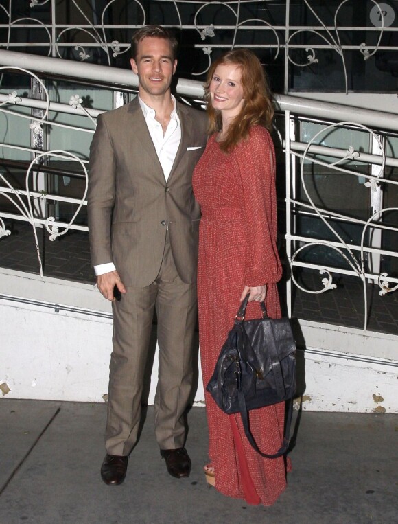 James Van Der Beek et sa femme Kimberly à West Hollywood, le 30 octobre 2012.