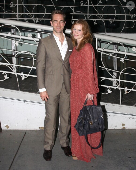 James Van Der Beek et son épouse Kimberly à West Hollywood, le 30 octobre 2012.