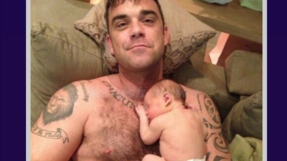 Robbie Williams : Un papa 'plein d'euphorie' au sujet de sa petite Theodora