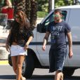 Christian Vieri et une ''amie'' à Miami le 2 novembre 2012.