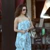 EXCLU - Eva Longoria : sublime pour un déjeuner avec sa soeur et des amis à Sherman Oaks le 3 Novembre 2012