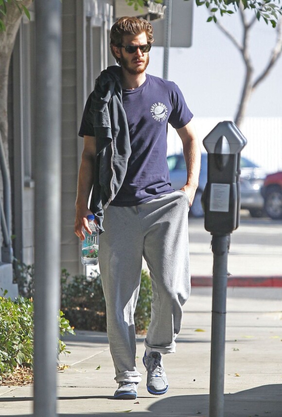 Andrew Garfield se rend à la salle de gym à West Hollywood le 3 Novembre 2012.