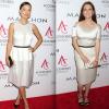 Olivia Wilde et Julianne Moore, toutes deux habillées par Calvin Klein, à la cérémonie des Ace Awards 2012 à New York, le 5 novembre 2012.