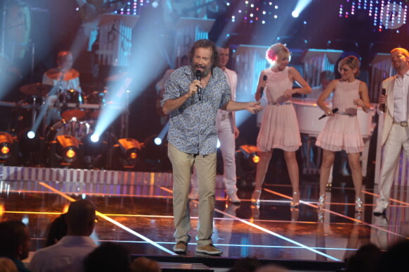 Antoine lors de l'enregistrement de l'émission Les Années Bonheur n°43, le 23 octobre 2012, pour une diffusion le 15 décembre prochain.