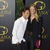 Julio Iglesias Jr. et sa fiancée Charisse Verhaert célèbrent leur dernière soirée de "célibataires" avant leur mariage, au club Gabana 1800 à Madrid, le 1er novembre 2012.