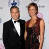 George Clooney et sa compagne Stacy Keibler à Los Angeles le 20 octobre 2012