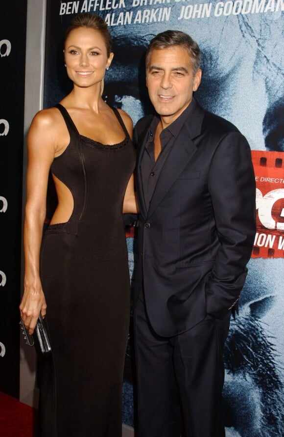 George Clooney et Stacy Keibler le 4 octobre 2012