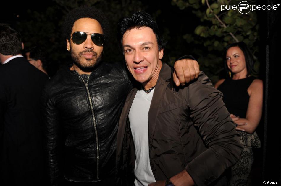 Lenny Kravitz et Beto Perez lors de la soirée d&#039;ouverture de l&#039;hôtel SLS South Beach de Miami, FL le 8 novembre 2012