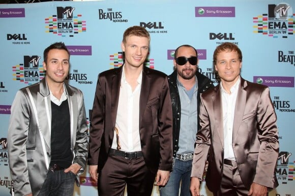 Les Backstreet Boys aux MTV European Music Awards à Berlin le 5 novembre 2009.