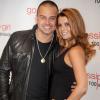 Joanna Garcia et son mari Nick Swisher à la soirée du 100e épisode de Gossip Girl à New York le 19 novembre 2011.