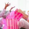 Karlie Kloss, Chanel Iman et Lindsay Ellingson, stars de la campagne Holiday 2012 de Victoria's Secret.