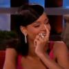 Rihanna parle de sa vie sentimentale et d'un possible futur de mère de famille sur le plateau du Ellen DeGeneres Show, le mercredi 14 novembre 2012.