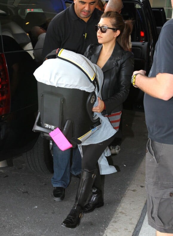 Kourtney Kardashian, de retour à Miami, le 14 novembre 2012.