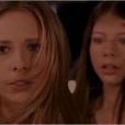 Michelle Trachtenberg aux côtés de Sarah-Michelle Gellar dans Buffy contre les vampires en 2003