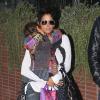 Halle Berry, sa fille Nahla et son fiancé Olivier Martinez après une sortie au cinéma à Los Angeles, le 15 novembre 2012.