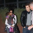 Halle Berry, sa fille Nahla et son fiancé Olivier Martinez après une sortie au cinéma à Los Angeles, le 15 novembre 2012.