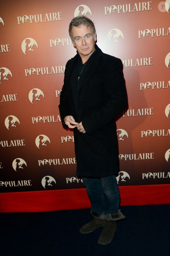 Franck Dubosc lors de l'avant-première du film Populaire à l'UGC Normandie à Paris le 19 novembre 2012