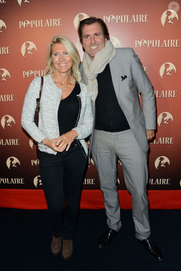 Marie Sara et Christophe Lambert lors de l'avant-première du film Populaire à l'UGC Normandie à Paris le 19 novembre 2012
