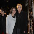 Franck Dubosc et sa femme Danièle lors du dîner à la Villa suivant l'avant-première du film Populaire à l'UGC Normandie à Paris le 19 novembre 2012